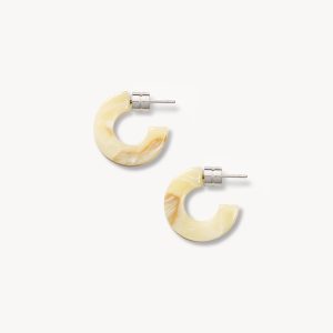Muse Hoops in Crème