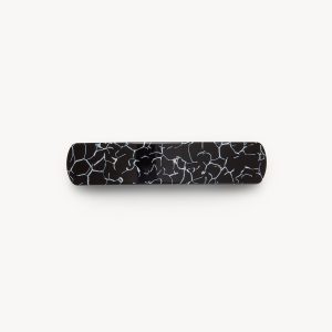 No. 3 Heirloom Barrette in Black Marble