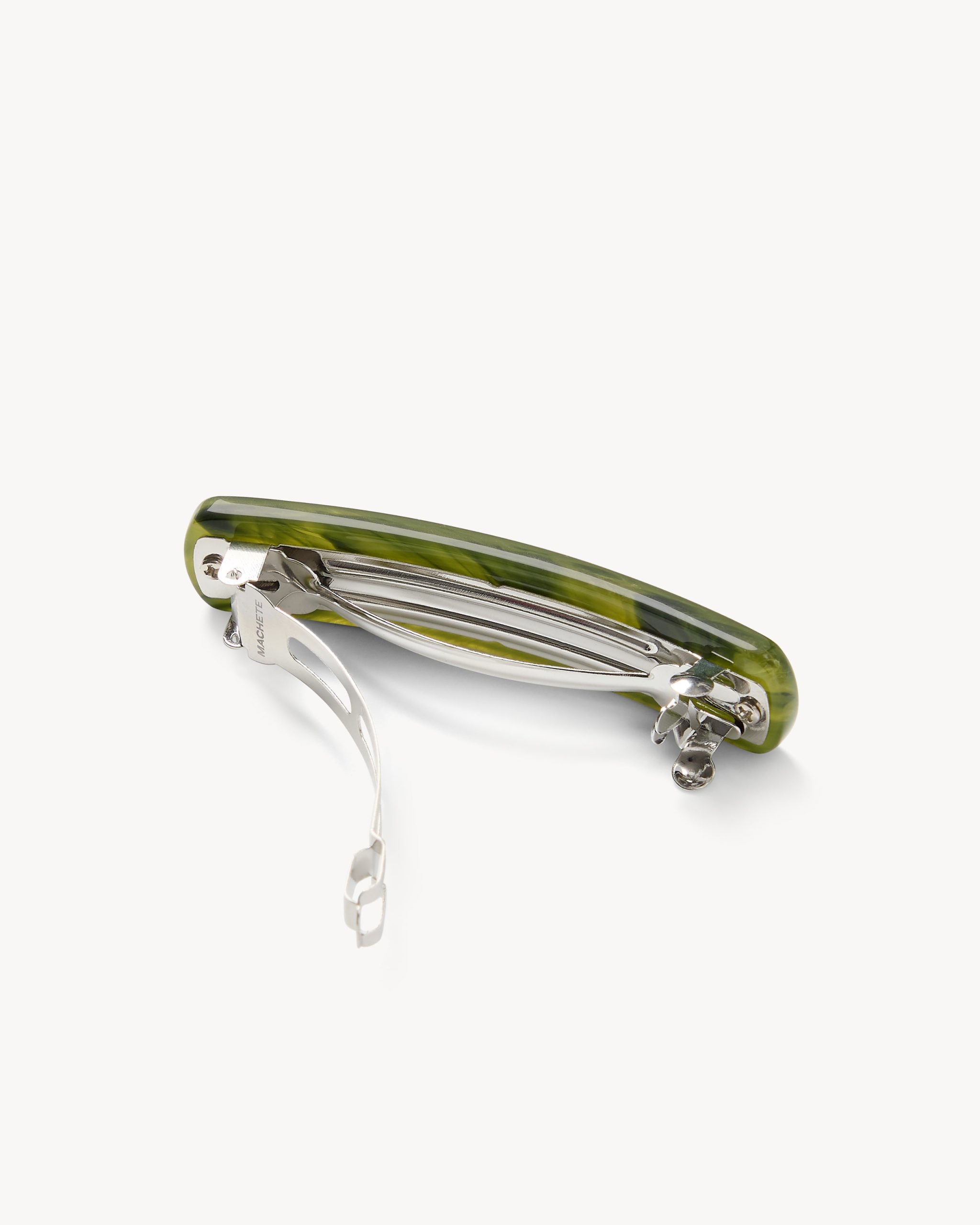 No. 3 Heirloom Barrette in Algae - Image 2
