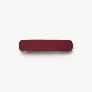 No. 3 Heirloom Barrette in Oxblood