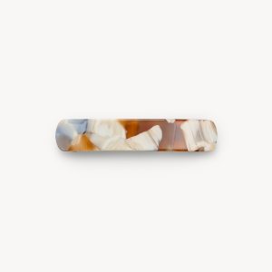 No. 3 Heirloom Barrette in Blue Roma