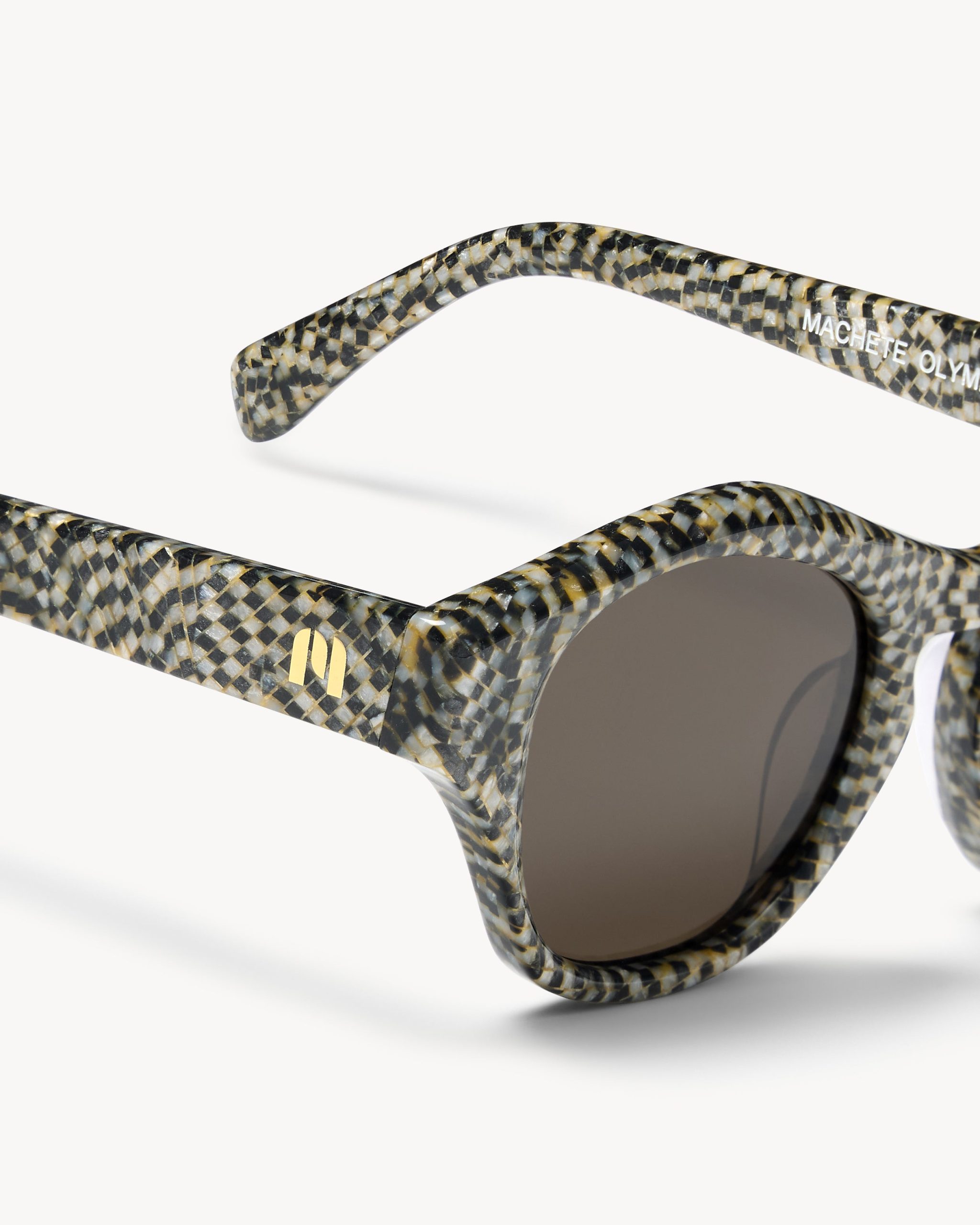 Olympia Sunglasses in Perle Noir - Image 2