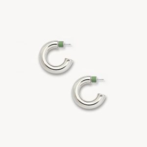 .75 Perfect Hoops in Silver