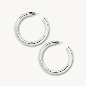 2 Perfect Hoops in Silver