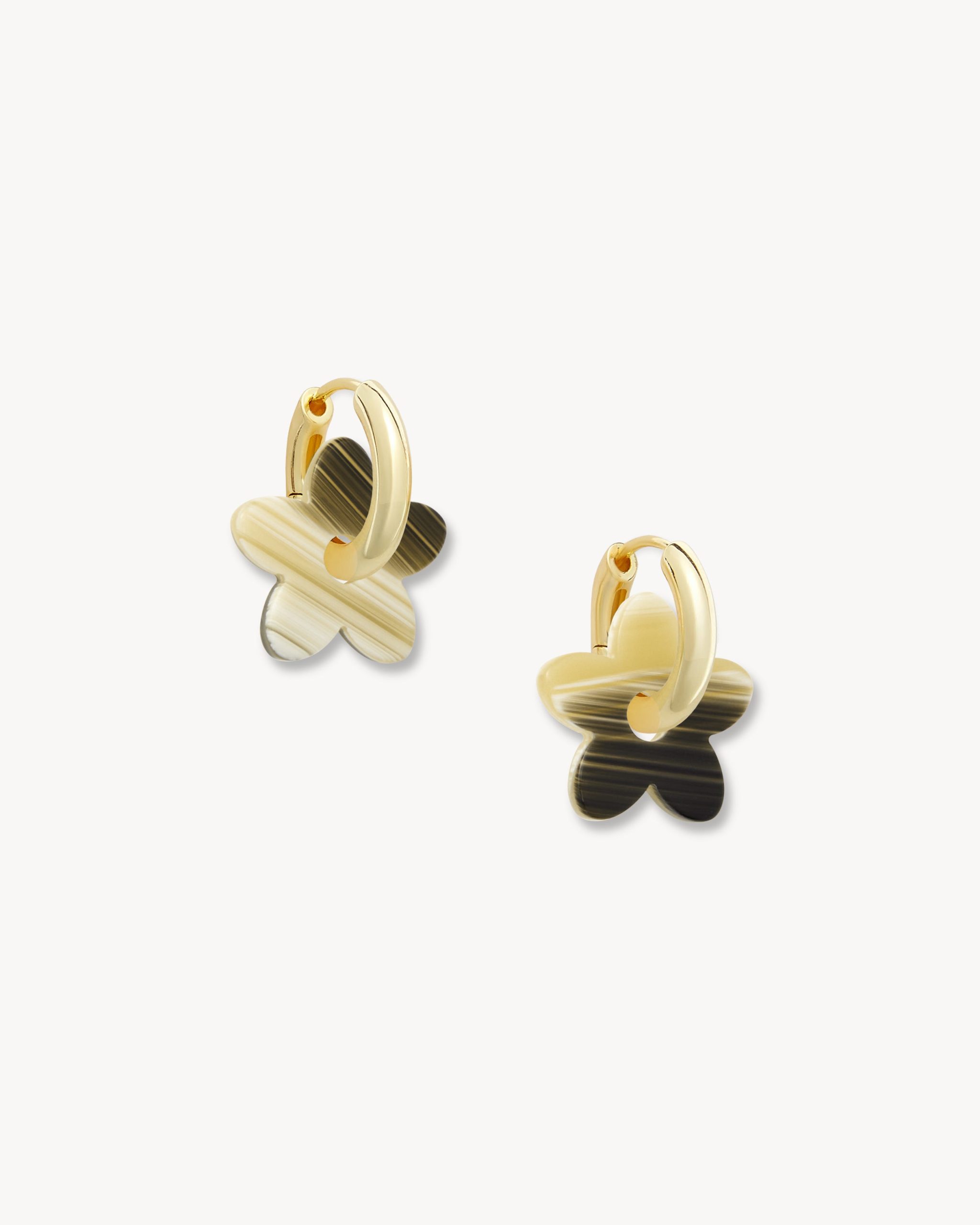 Petite Flower Charms in Horn - Image 2