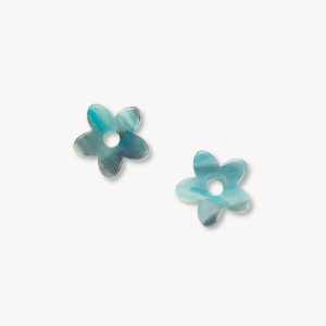 Petite Flower Charms in Jadeite