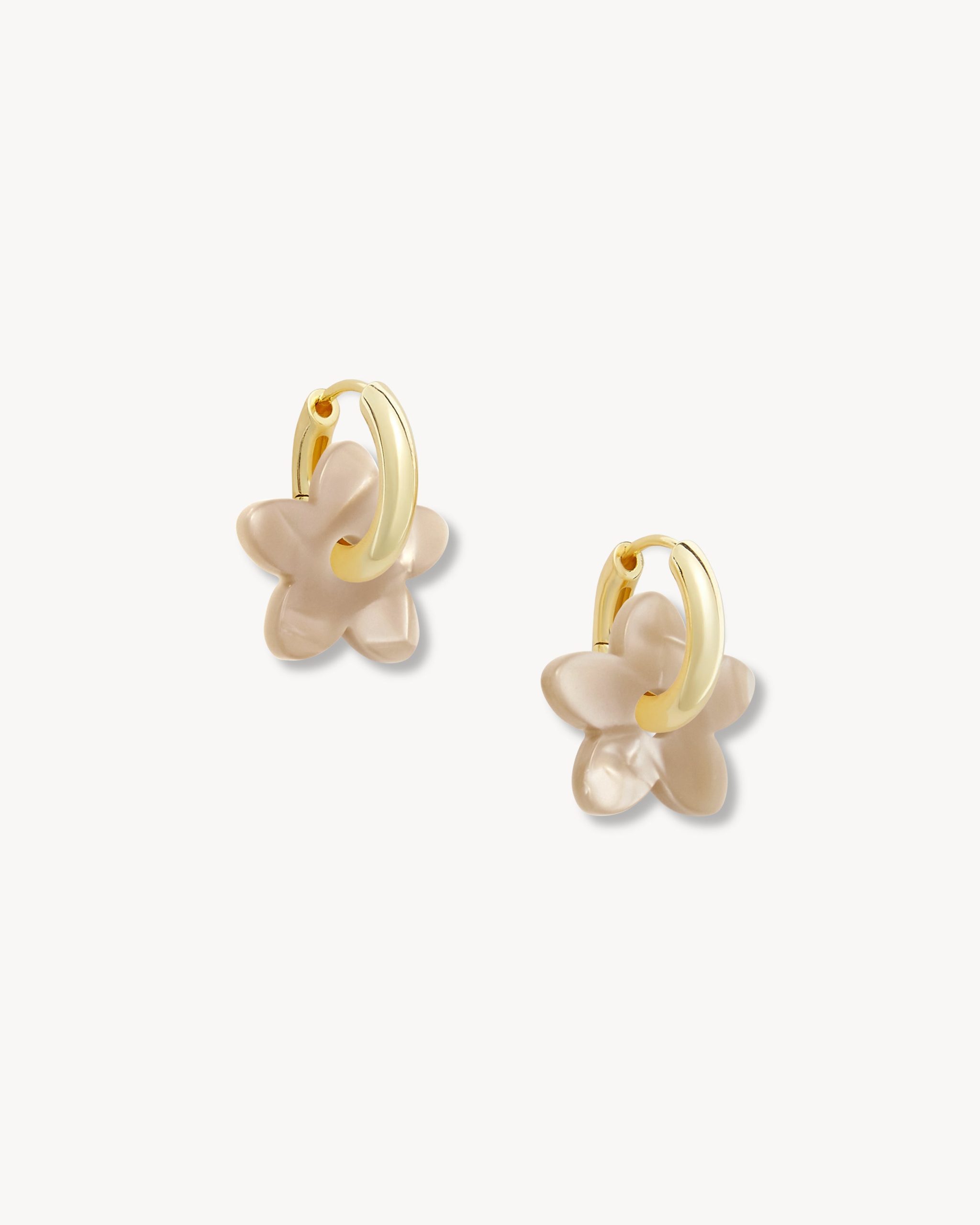 Petite Flower Charms in Sand Shell - Image 2