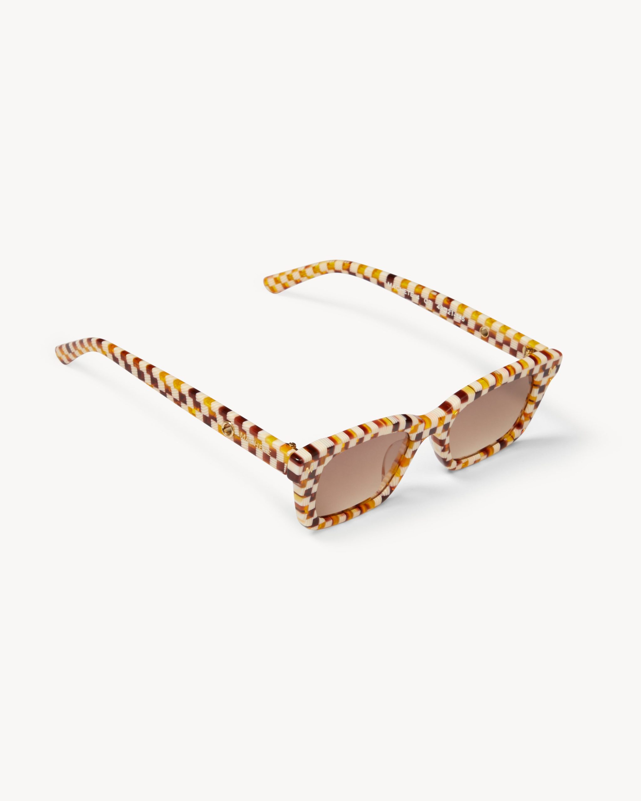 Ruby Sunglasses in Tortoise Checker - Image 3