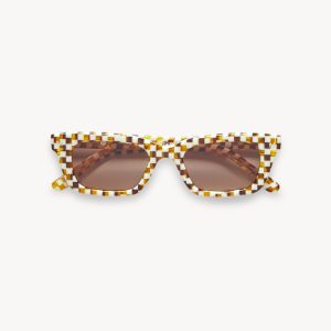 Ruby Sunglasses in Tortoise Checker