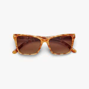 Sally Sunglasses in Light Tortoise Stripe