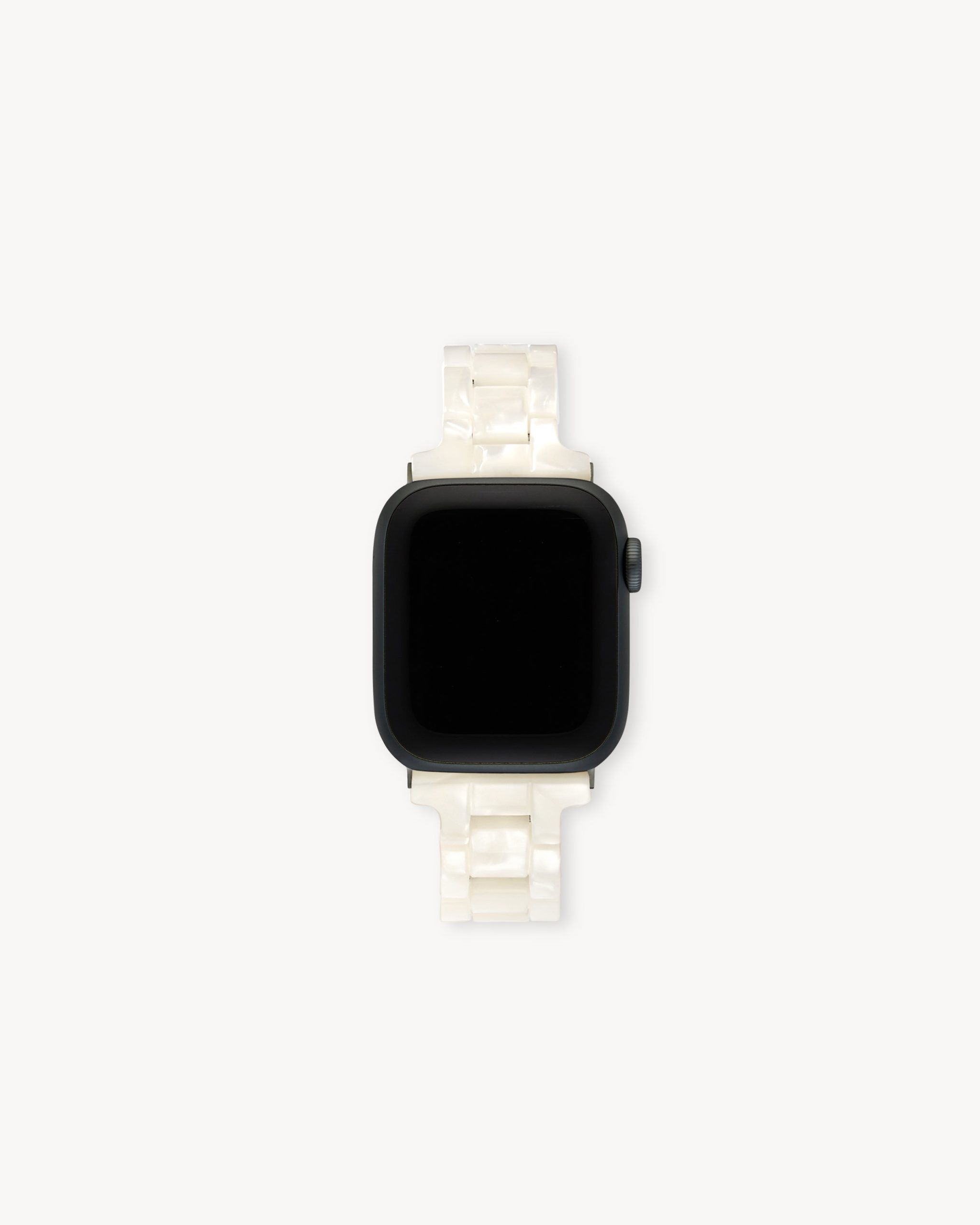 Skinny Apple Watch Band in White Shell