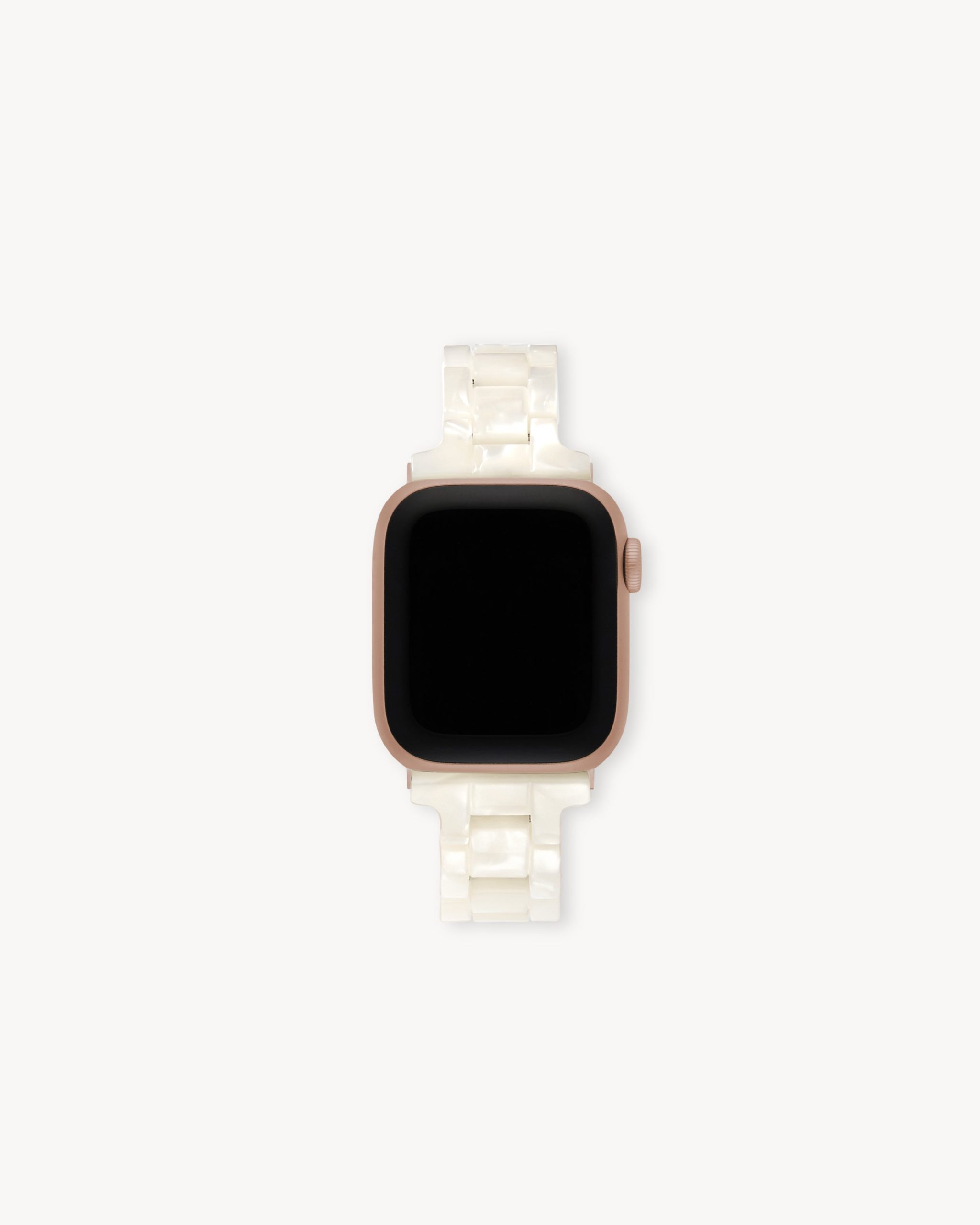 Skinny Apple Watch Band in White Shell - Image 3