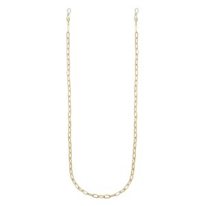 Grande Oval Link Sunglass Chain in Gold