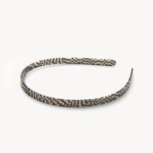 Ultralight Thin Headband in Perle Noir