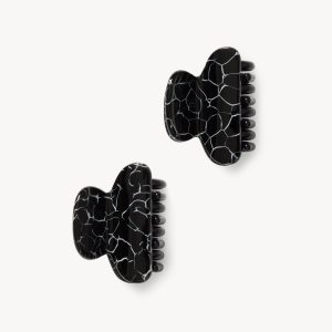 Twin Heirloom Claws in Black Marble