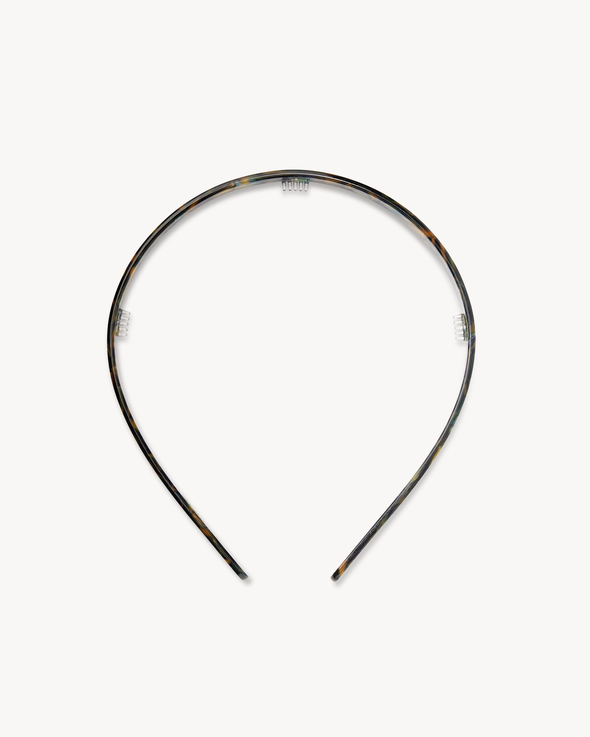 Ultralight Thin Headband in Green Tortoise - Image 2