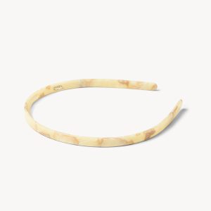 Ultralight Thin Headband in Crème