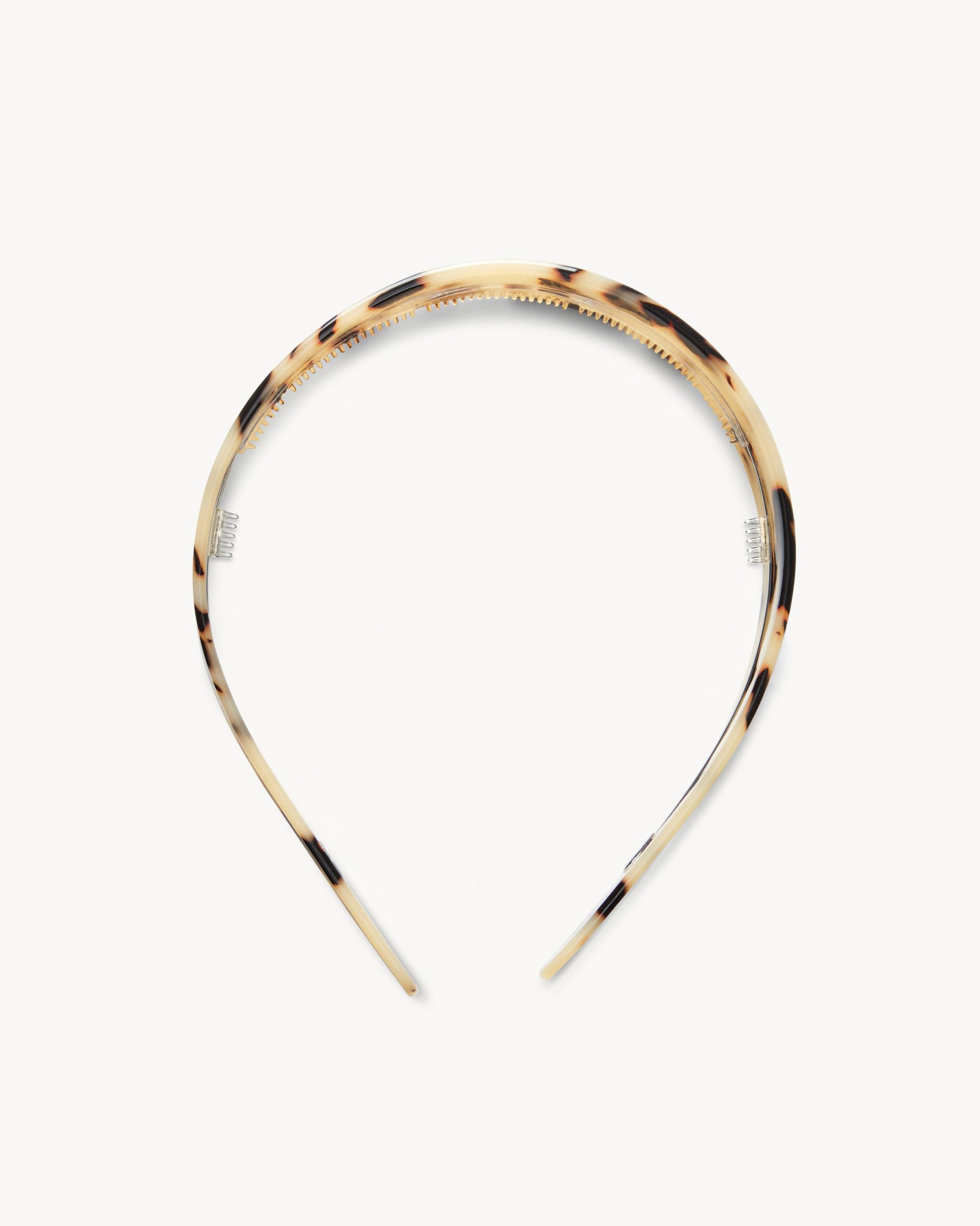 Wide Headband in Blonde Tortoise - Image 3
