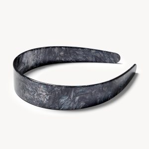 Wide Headband in Obsidian