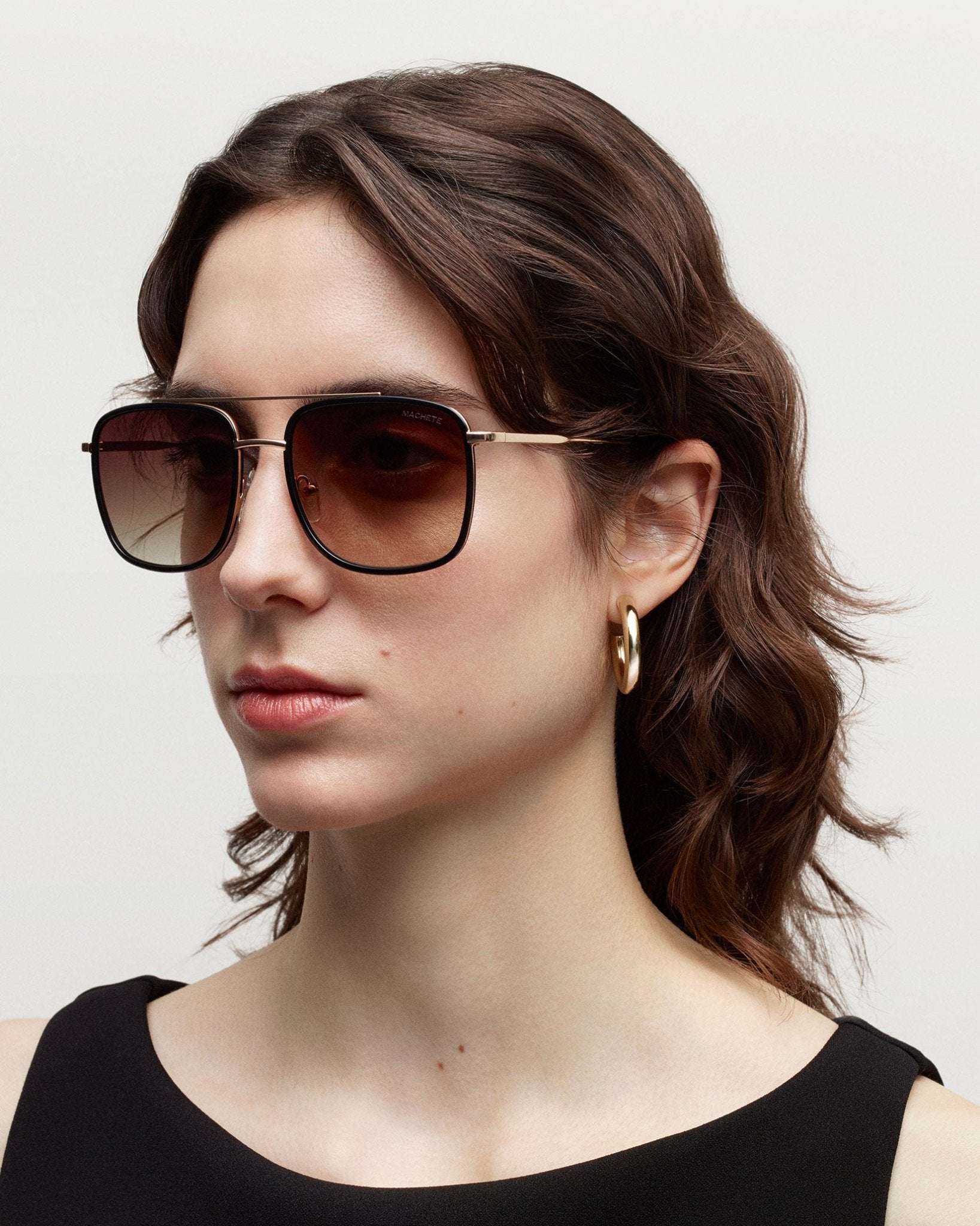 Amelia Sunglasses in Dark Tortoise - Image 4