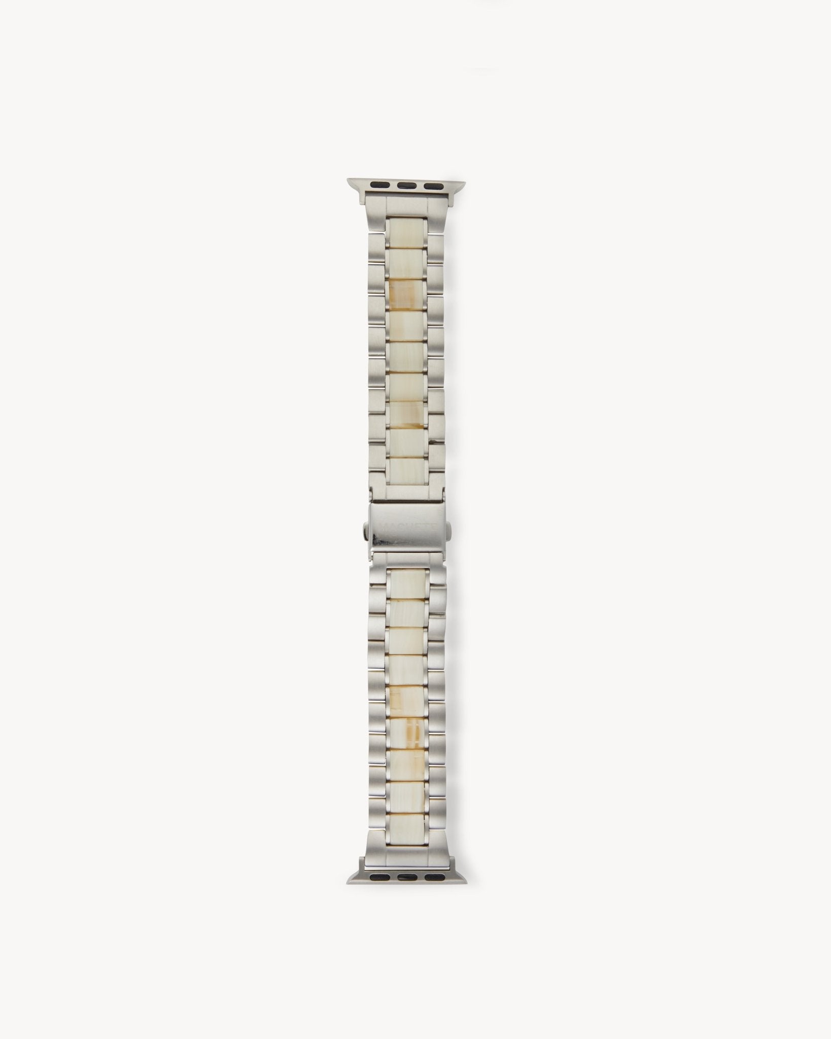 Boyfriend Apple Watch Band in Silver / Alabaster - Image 3