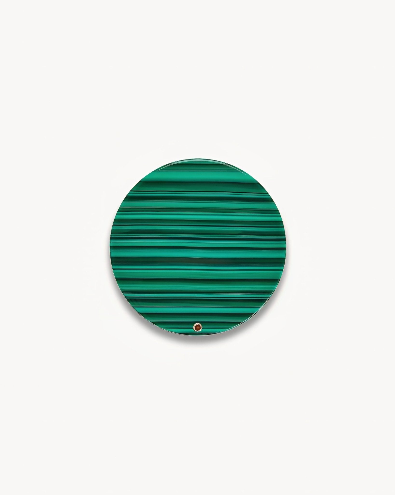Circle Mirror in Malachite - Image 2