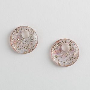 Chunky Disc Charms in Glitter