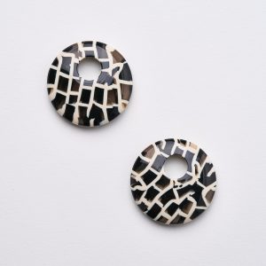 Chunky Disc Charms in Tokyo Checker