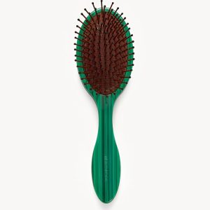 Everyday Detangling Hair Brush in Malachite
