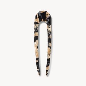 French Hair Pin in Abalone
