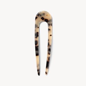 French Hair Pin in Blonde Tortoise