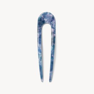 French Hair Pin in Cosmic Blue