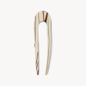 French Hair Pin in Ganache