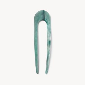French Hair Pin in Jadeite