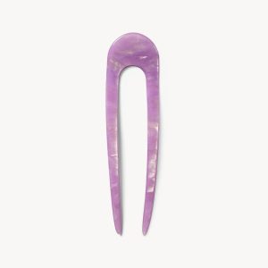 French Hair Pin in Orchid