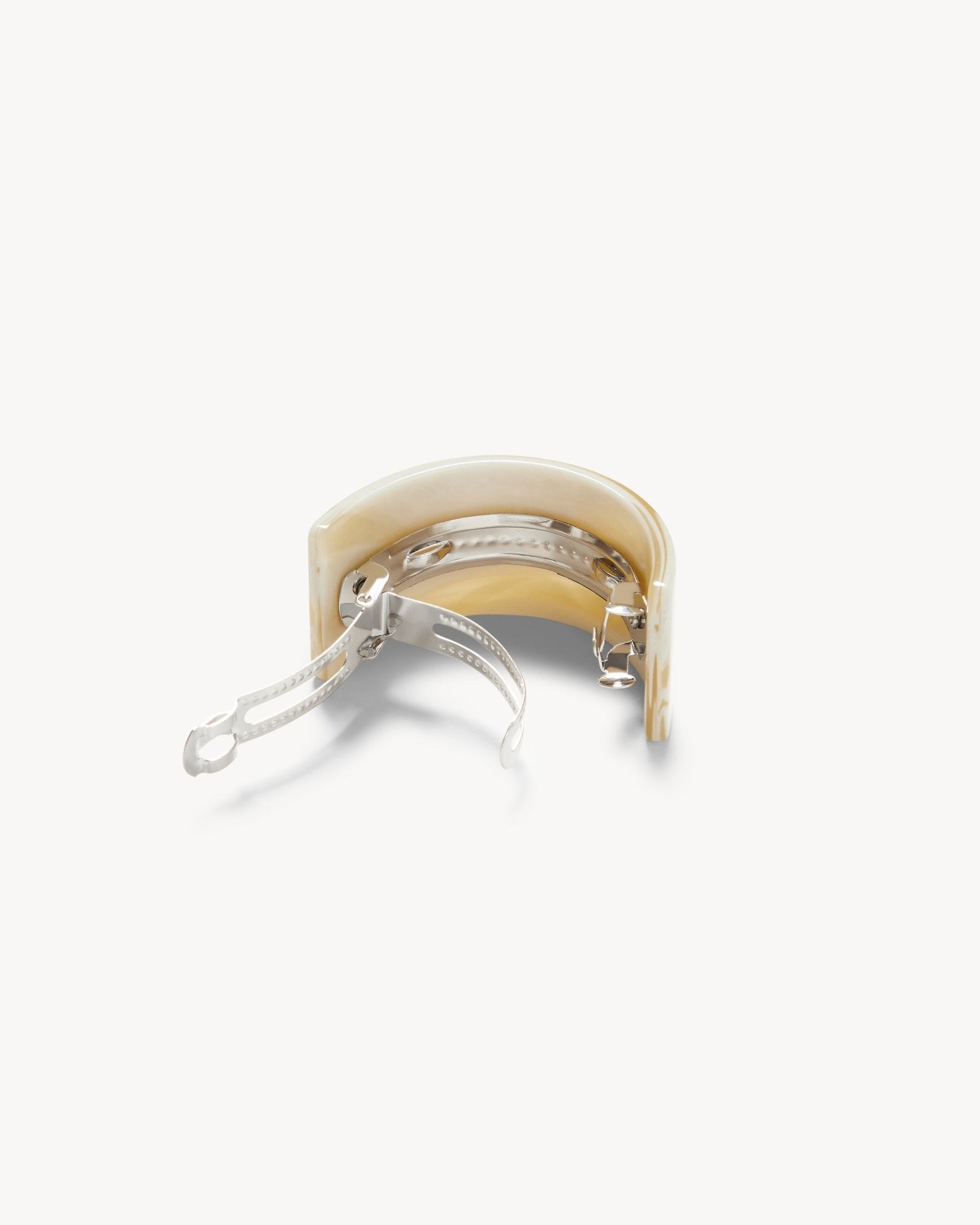 French Pony Barrette in Alabaster - Image 2