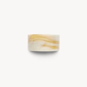 French Pony Barrette in Alabaster