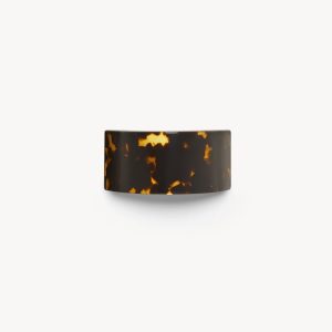 French Pony Barrette in Dark Tortoise