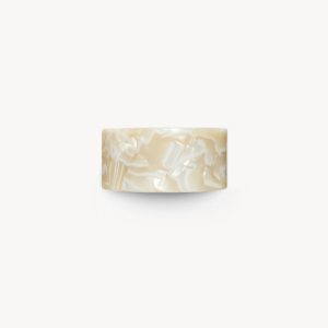 French Pony Barrette in Ivory
