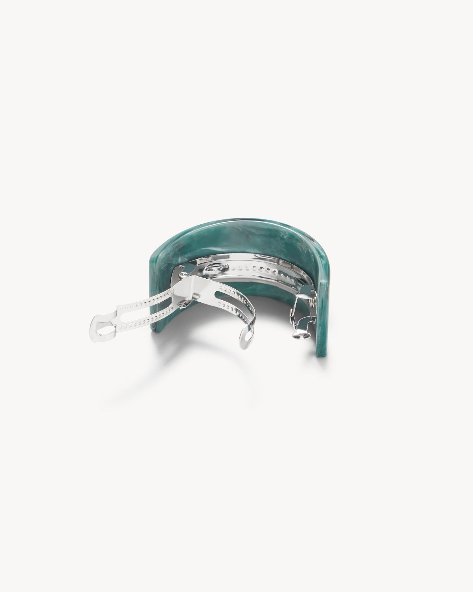 French Pony Barrette in Jadeite - Image 3