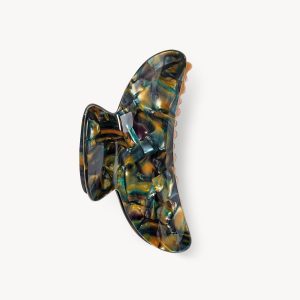Grande Heirloom Claw in Green Tortoise