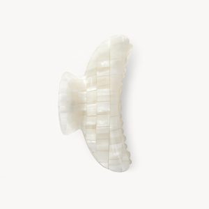 Grande Heirloom Claw in Opalite Shell Checker