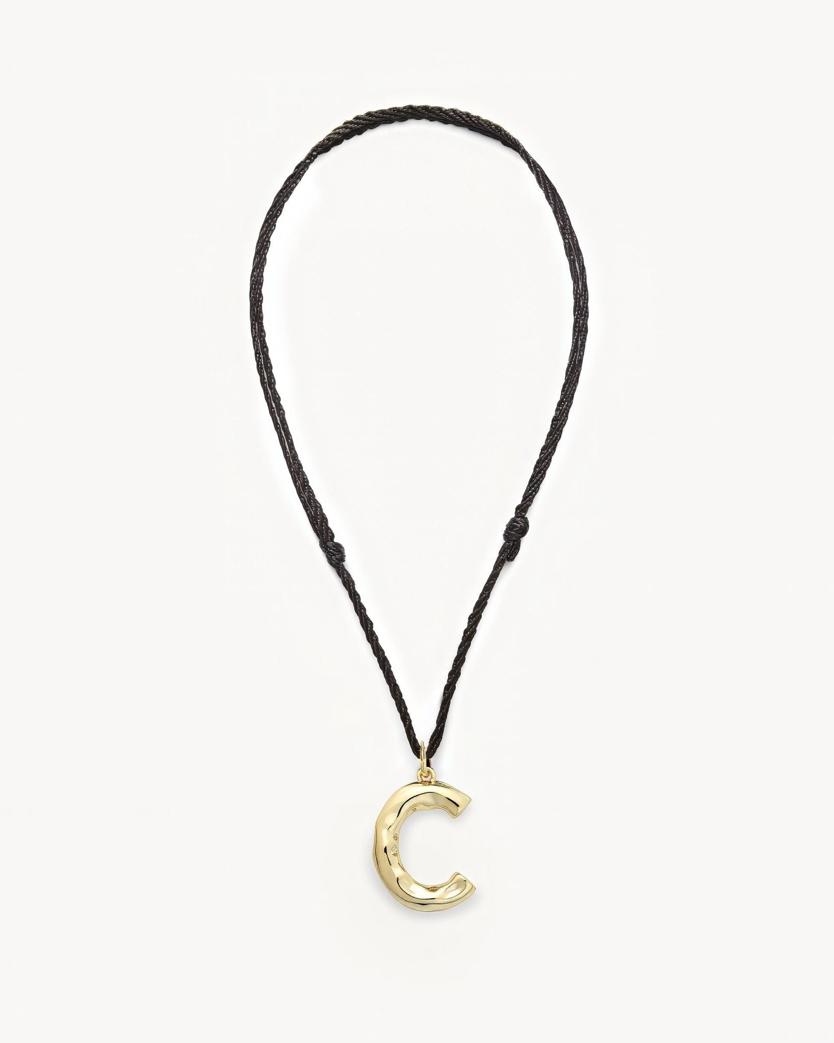 Grande Monogram Necklace in Gold - Image 6
