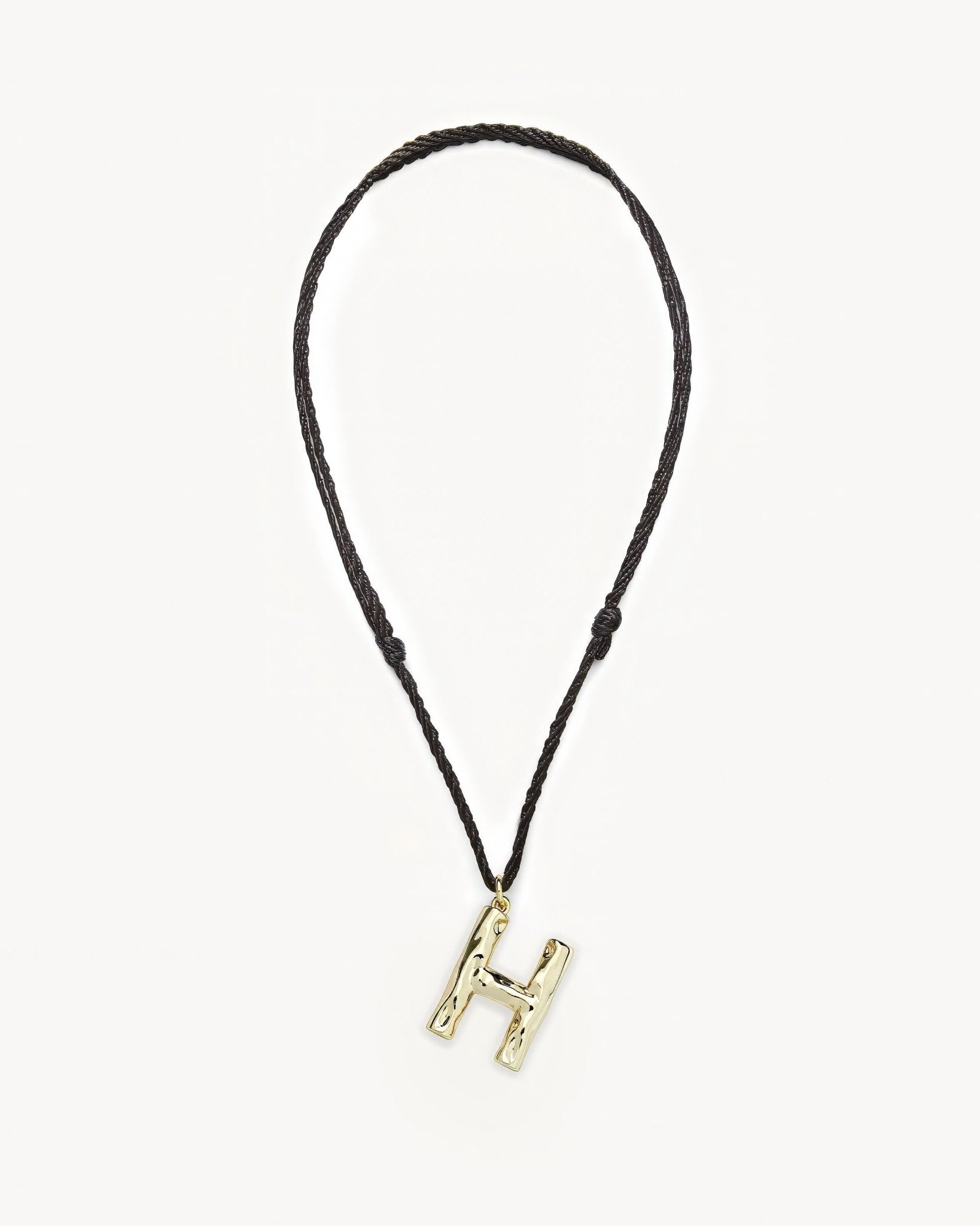Grande Monogram Necklace in Gold - Image 9