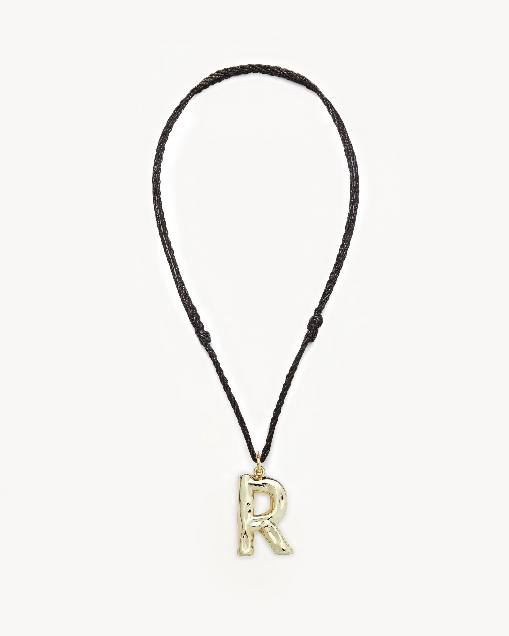 Grande Monogram Necklace in Gold - Image 14