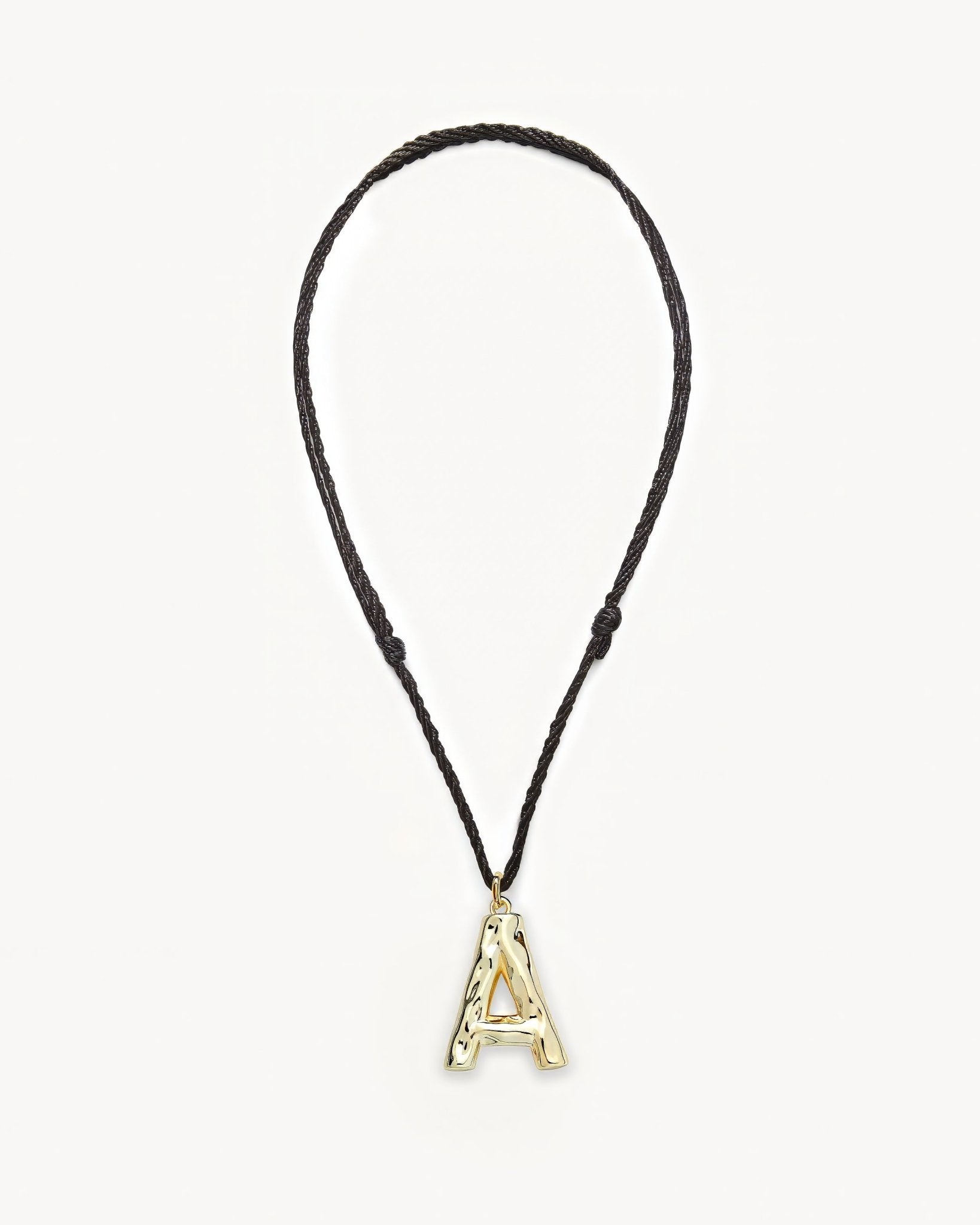 Grande Monogram Necklace in Gold - Image 4