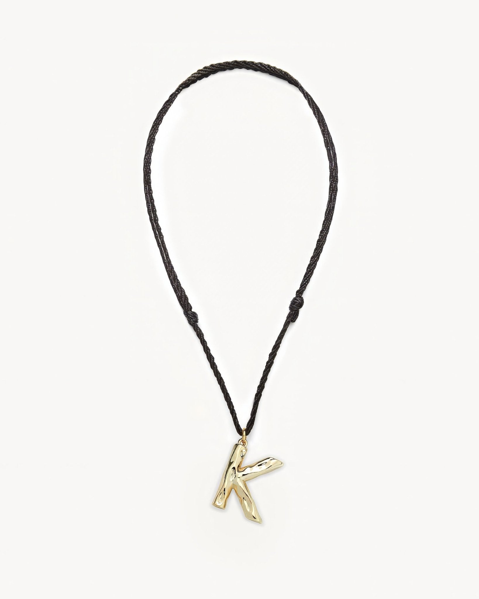 Grande Monogram Necklace in Gold - Image 11