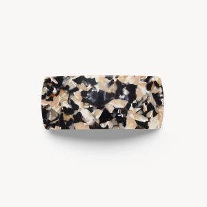 Jumbo Box Barrette in Abalone