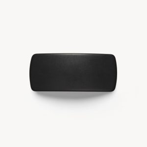 Jumbo Box Barrette in Black Matte