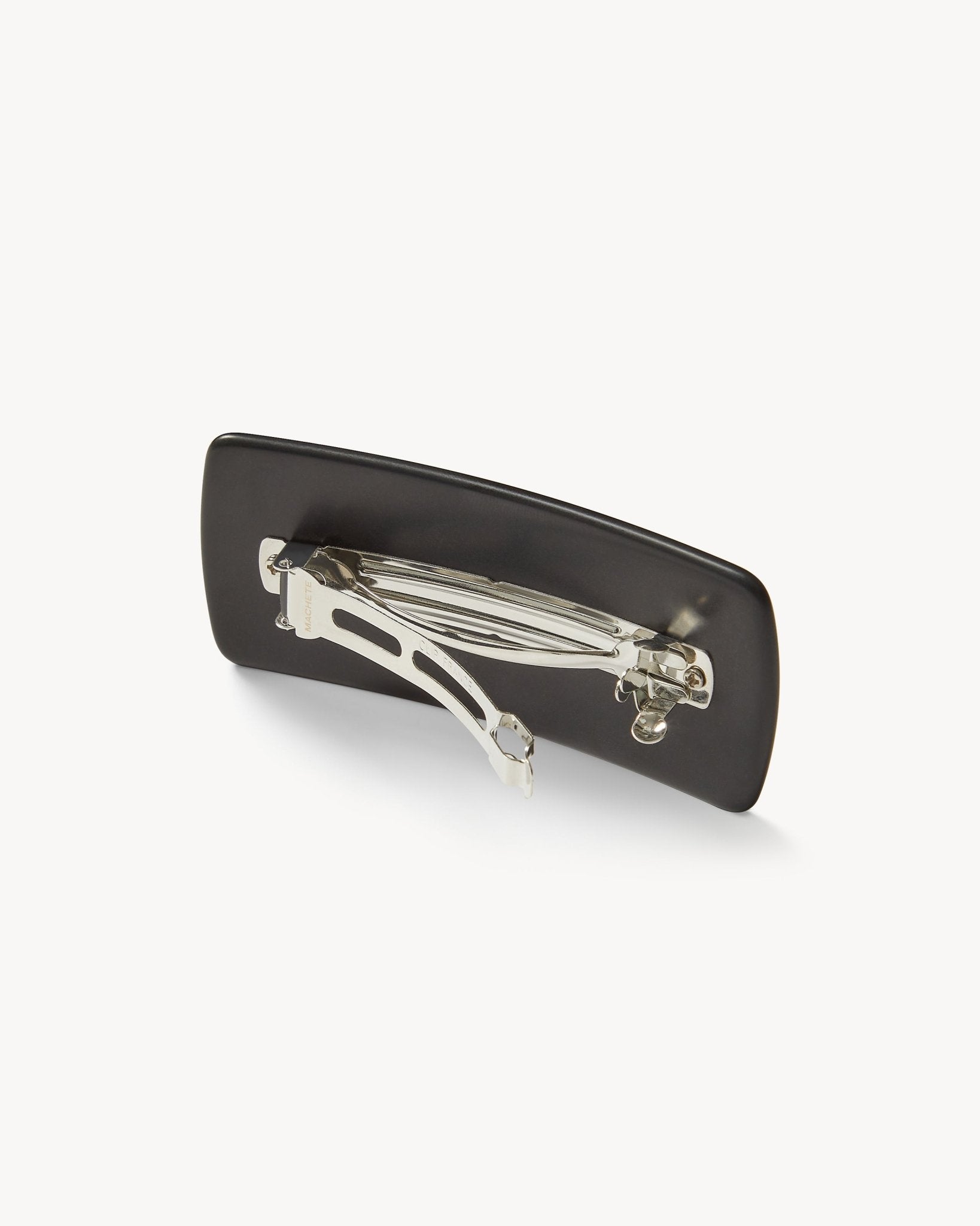 Jumbo Box Barrette in Black Matte - Image 2